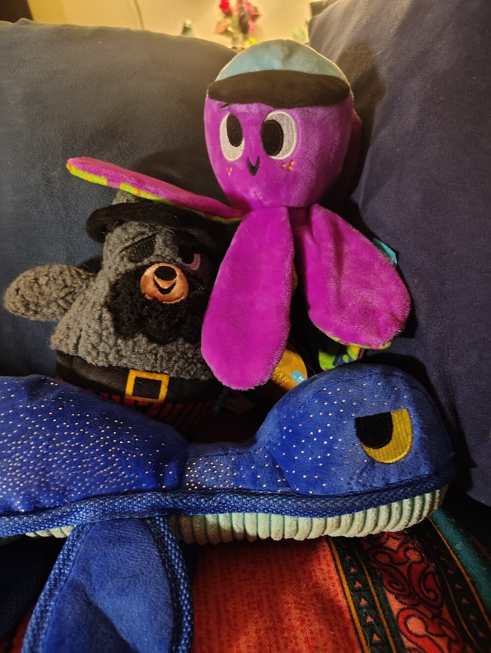 NWT BarkBox Dog Toy Lot of 3 - Barkbear The Pirate, Odd Ollie &Luke Ness Monster